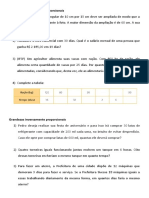 Grandezas Diretamente Proporcionais