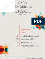 Pemberian Obat PO, SL, INHALASI, IC, SC, IM