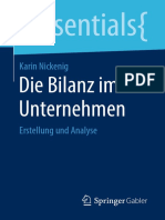 Die Bilanz Im Unternehmen Erstellung Und Analyse by Karin Nickenig