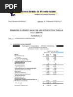 Financial Statement Analysis and Introduction To Loan Structuring