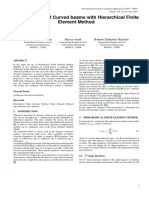 Free Vibration of Curved Beams With Hierarchical Finite Element Method