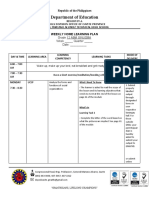 Department of Education: Grade 12 Abm Sinugba Week - Quarter - Date