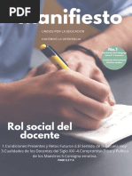 Manifiesto Rol Social Del Maestro