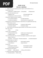 MCQ Model Physics