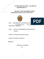 Monografia Procedimientos de Detenciones Capturas y Conduccion de Detenidos y Representacion de Roles Enriquez Quiape Jose