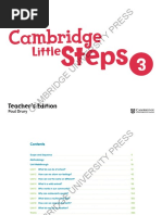 Cambridge Little Steps Cambridge Little Steps TB3 Scope and Sequence Scope and Sequence