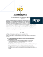 Informe Generalidades de La Cámara de Comercio y Registro Mercantil