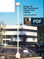 QL Design 124 Post Top Area Lighting Brochure 1985