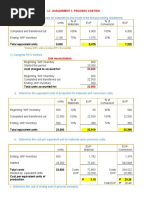 L1 - Assignment 1 - Process Costing