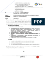 INFORME N 01 Labores Enero - Febrero