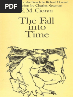 Cioran, E. M. - Fall Into Time (Quadrangle, 1970)