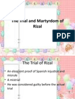 The Trial and Martyrdom of Rizal