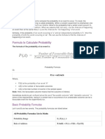 Formula To Calculate Probability