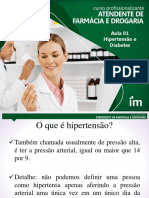 AULA 01 Hipertensao e Diabetes