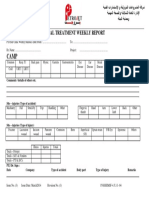 Medical Treatment Weekly Report: HSE General Department