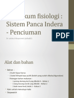 Modul Praktikum Fisiologi Sistem Panca Indera Sensoris Penciuman