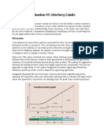 Job #4: Determination of Atterberg Limits: Significance