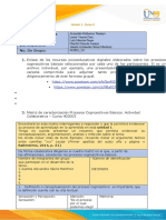 Anexo 1 - Tarea 2 - Matriz de Caracterización Procesos Cognoscitivos Basicos