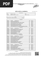 Situacion Academica: Universidad Nacional Experimental de Los Llanos Occidentales Ezequiel Zamora Unellez