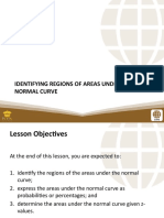 Identifying Regions of Areas Under The Normal Curve