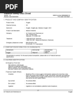 Material Safety Data Sheet: 1. Product and Company Identification