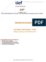 Questions & Answers PDF: C - THR81 - 2011