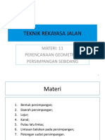 Rekayasa Jalan-11 Perencanaan Geometrik Persimpangan