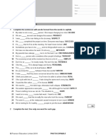 Full Placement Test: © Pearson Education Limited 2018