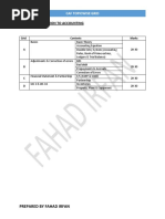 Caf All Subjected Topicwise Grid Prepared by Fahad Irfan