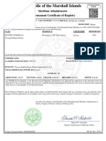 Hunter Atla - Certificate of Registry - Permanent