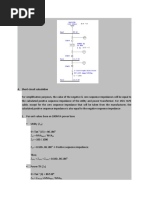 Short Circuit Calculation