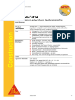 Sikalastic - 614: Single Component, Polyurethane, Liquid Waterproofing Membrane