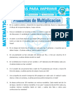 Ficha de Problemas de Multiplicación