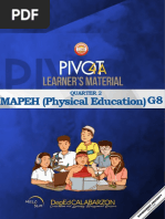 MAPEH (Physical Education) G8: Quarter 2