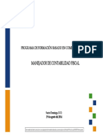 Programa INFOTEP Manejador de Contabilidad Fiscal