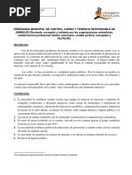 ORDENANZA Tenencia Responsable