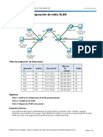 6.2.1.7 Packet Tracer - Configuring VLANs