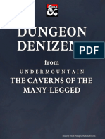 Dungeon Denizens: The Caverns of The Many-Legged