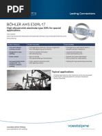 Böhler Aws E309L-17: High Alloyed Stick Electrode Type 309L For Special Applications