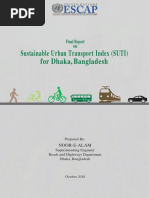 SUTI Mobility Assessment Report - Dhaka