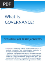 Governance and Its Indicators