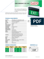 Exit Lamp - SLM 18T