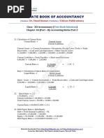 Ultimate Book of Accountancy: Class - XII Accountancy Chapter - 04 (Part - B) : Accounting Ratios Part-2