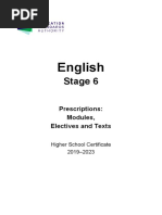 English Stage 6 Prescriptions 2019 2023