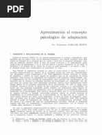 Aproximación Al Concepto Psicológico de Adaptación