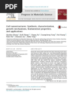 CuO Nanostructures Synthesis, Characterization, Growth Mechanisms, Fundamental Properties, and Applications