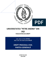 Drept Procesual Civil 2019 Partea Generala Suport Curs Revizuit