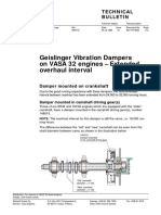 Geislinger Vibration Dampers On VASA 32 Engines - Extended Overhaul Interval