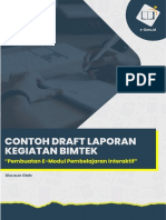 Contoh Laporan Kegiatan BIMTEK