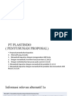 Pertemuan 1 PT PLASTINDO (PROPOSAL Dan Jawaban Alternatif)